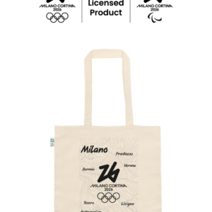TOTE BAG TOPOGRAPHY - Collezione Milano Cortina 2026